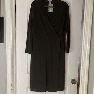H&M Brown Long Sleeve Dress